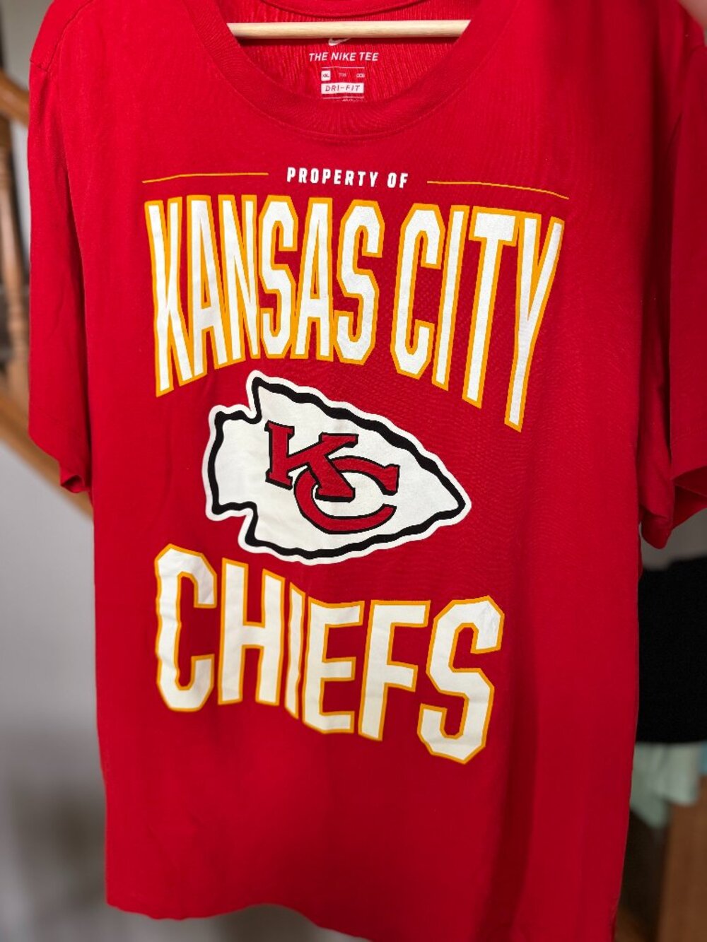 Kansas City Chiefs NFL Nike Dry Fit Logo T-shirt XXL